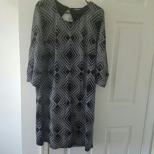Geometric glitter dress NWT